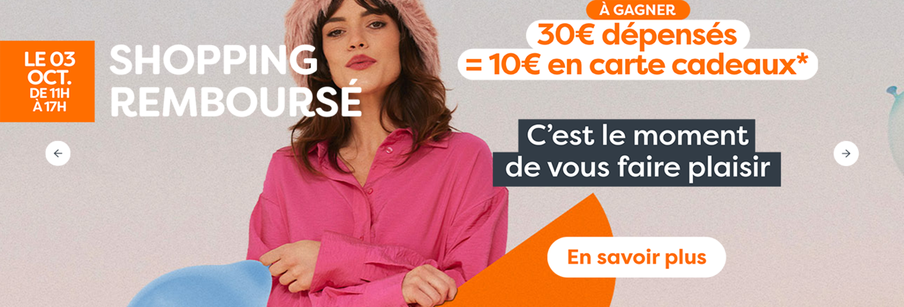 Shopping remboursé | Aushopping Illkirch