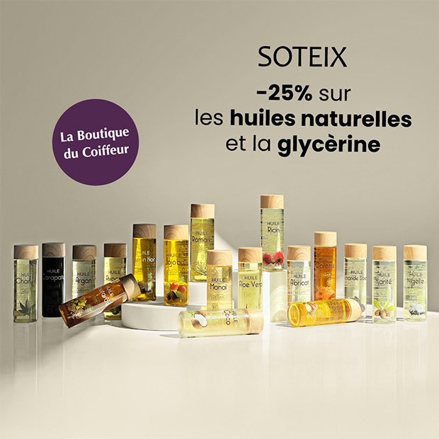 OFFRE DU MOIS : HUILES ET GLYCERINE SOTEIX